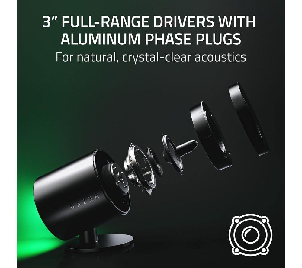 RAZER Nommo V2 Pro 2.1 Wireless PC Speakers - Black