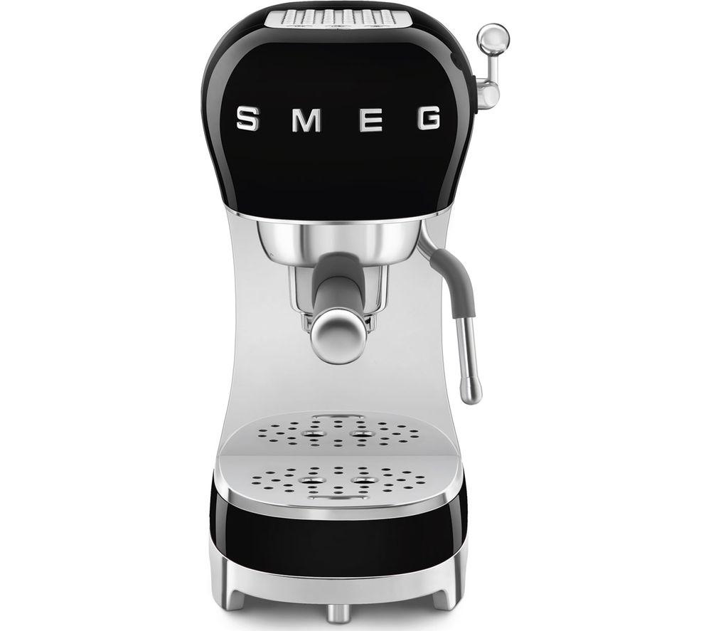 SMEG ECF02BLUK Coffee Machine - Black, Black