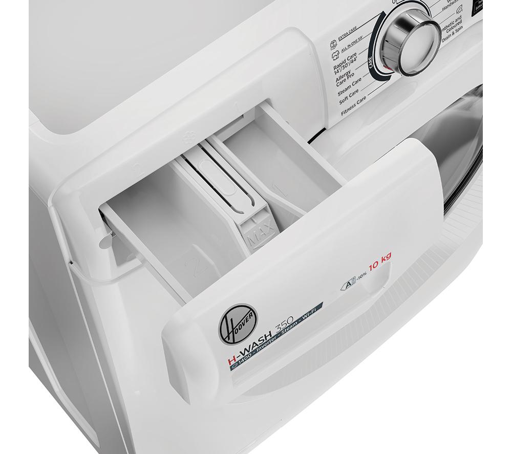 HOOVER H-Wash 350 H3WPS4106TM6-80 WiFi-enabled 10 kg 1400 Spin Washing Machine - White image number 7 of 11