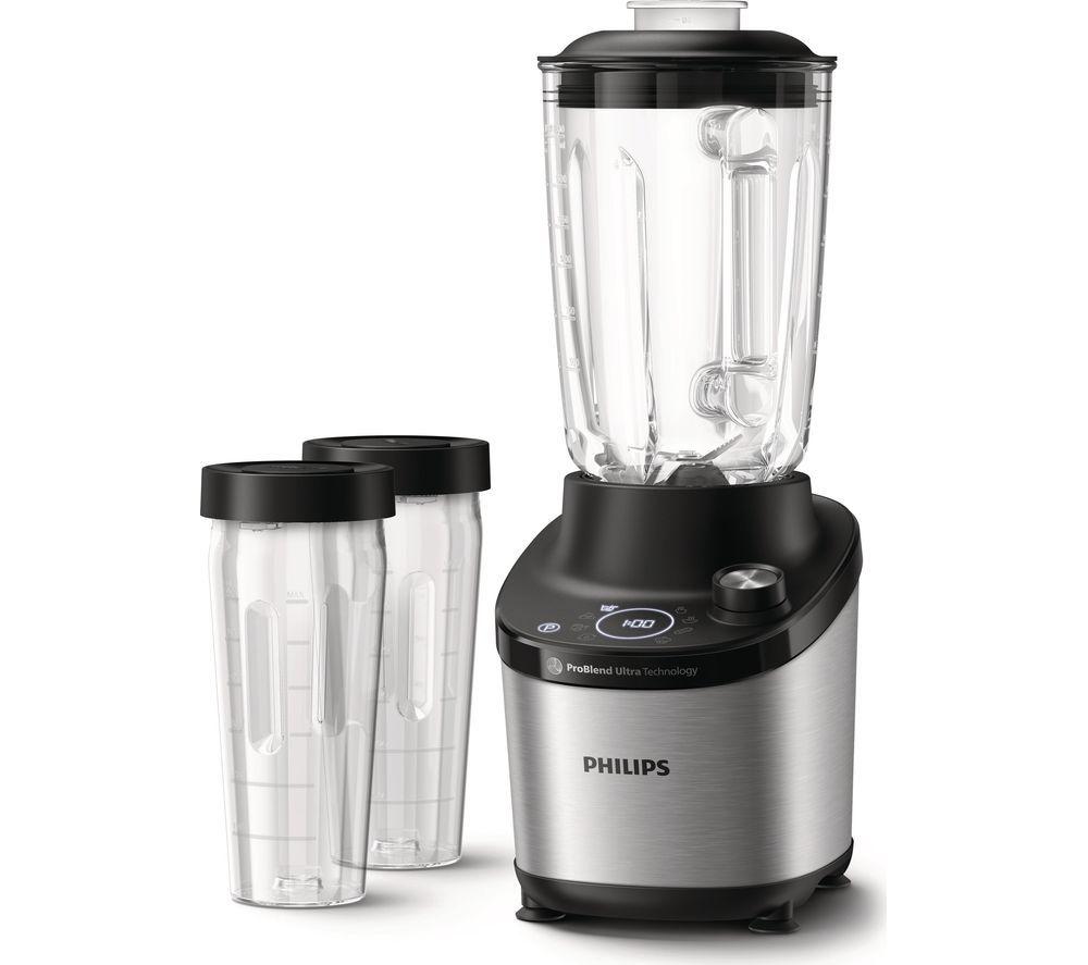 PHILIPS 7000 Series HR3760/10 Blender - Silver & Black