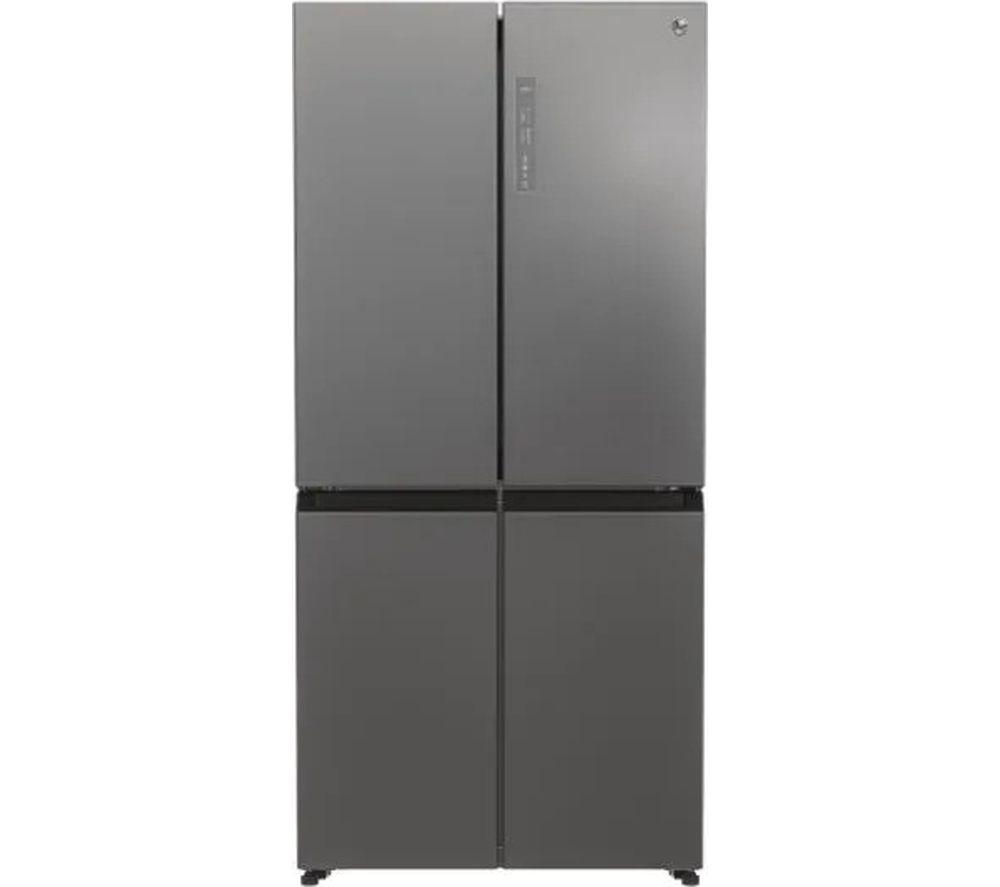 HOOVER HHCR3818ENPL Fridge Freezer - Inox, Silver/Grey