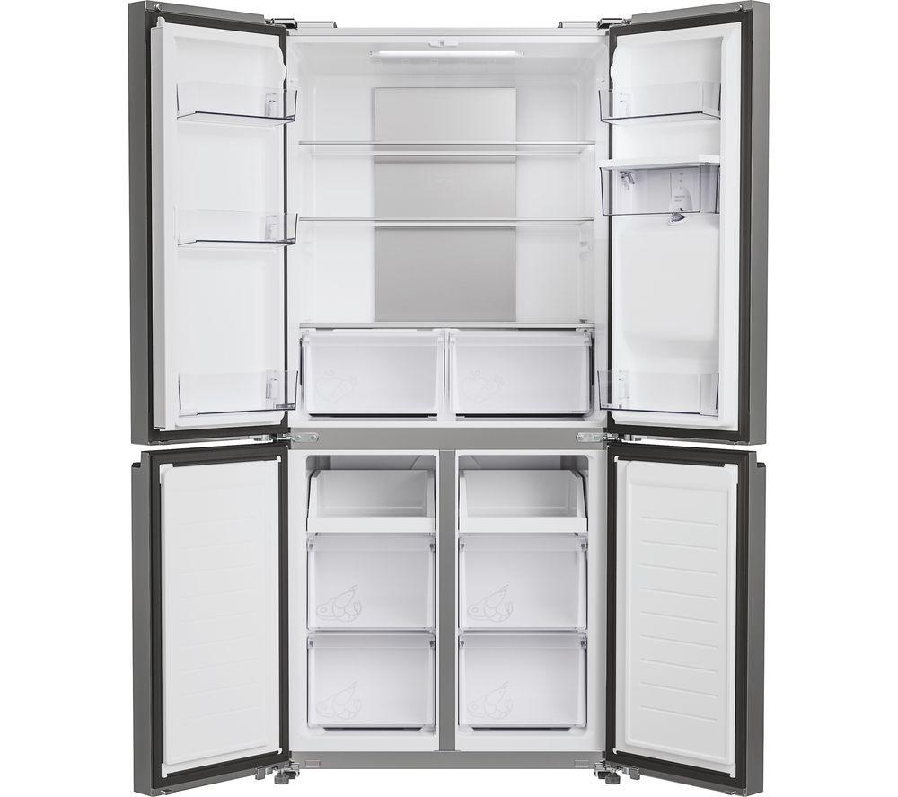 HOOVER HHCR3818ENPL Fridge Freezer - Inox image number 2 of 9