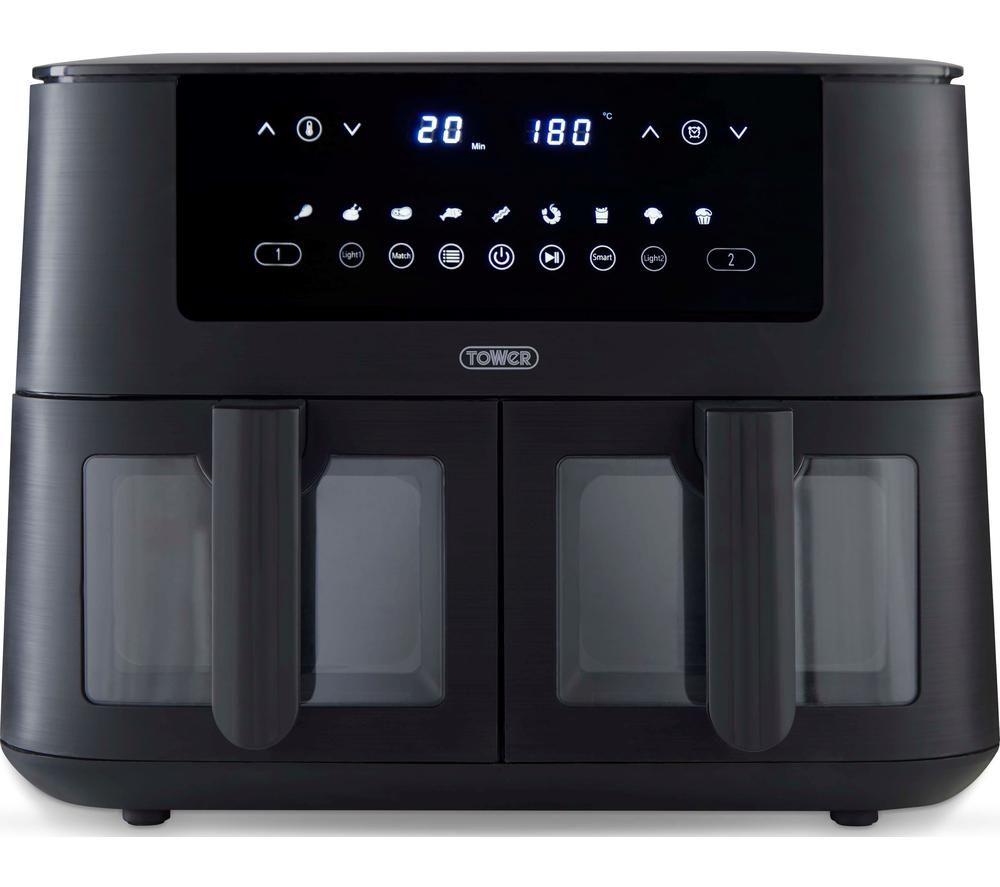 Tower Vortx Vizion T17151 Air Fryer - Black, Black