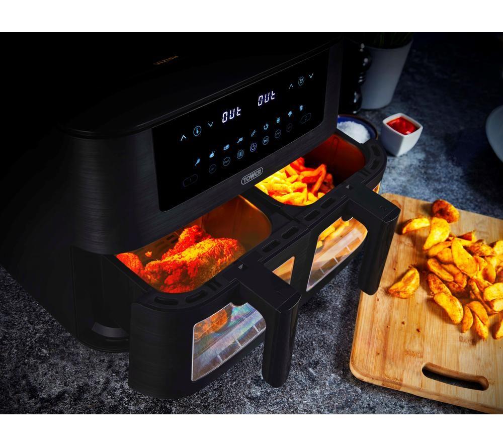 TOWER Vortx Vizion T17151 Air Fryer - Black image number 8 of 12