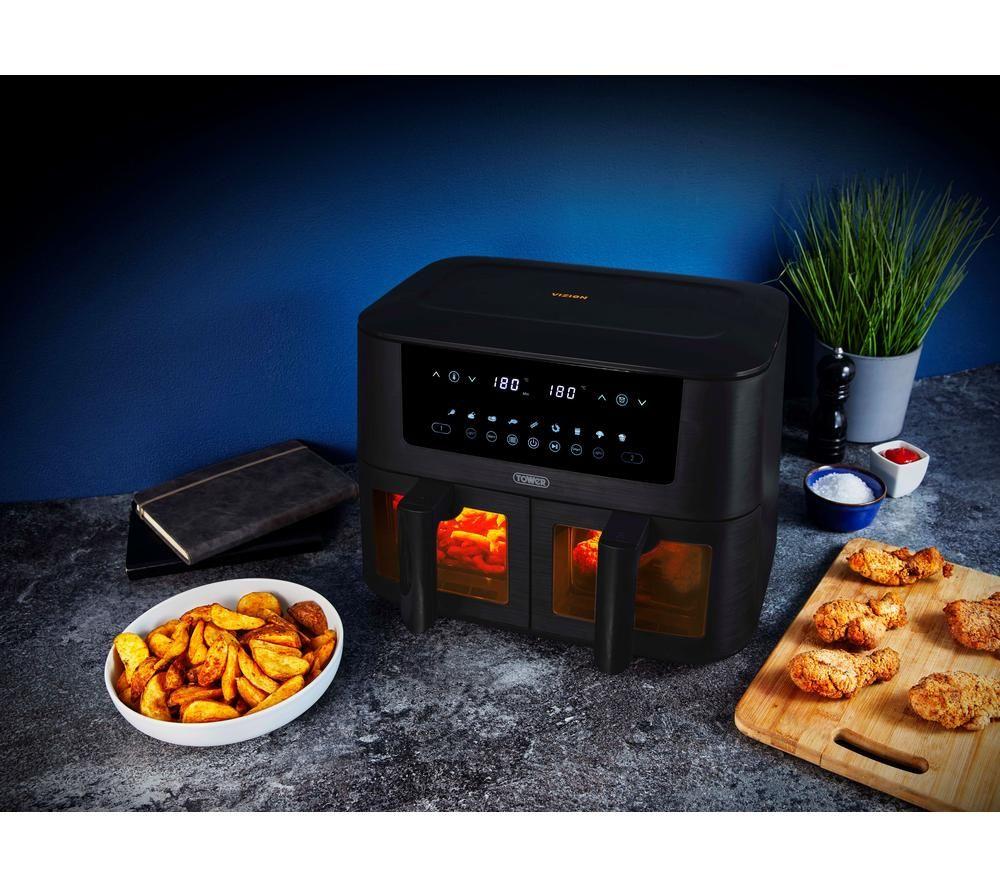 TOWER Vortx Vizion T17151 Air Fryer - Black image number 10 of 12