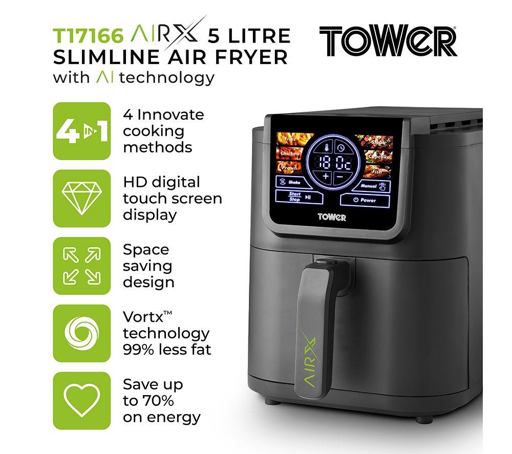 TOWER T17166 Air Fryer - Grey image number 12 of 21