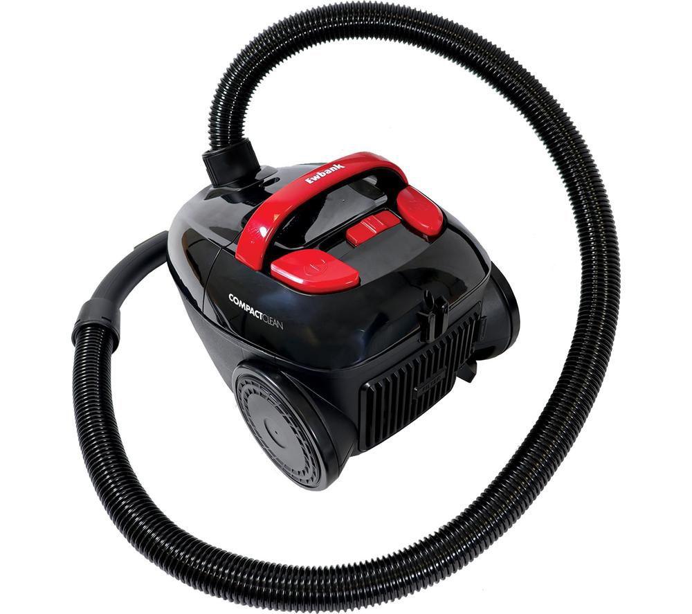 EWBANK COMPACTCLEAN Cylinder Bagged Vacuum Cleaner - Red & Black image number 4 of 10