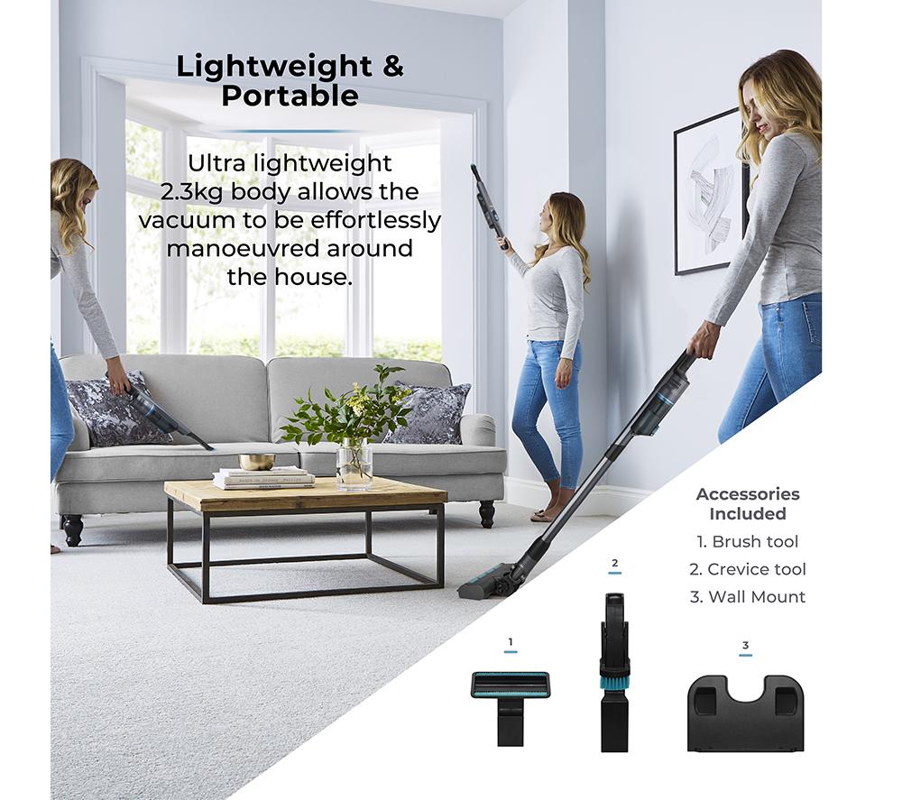 TOWER VL60 NimbleVac Cordless Vacuum Cleaner - Black image number 8 of 11