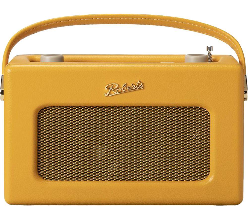 ROBERTS Revival iStream 3L Portable DAB? Retro Smart Bluetooth Radio - Sunburst Yellow, Yellow