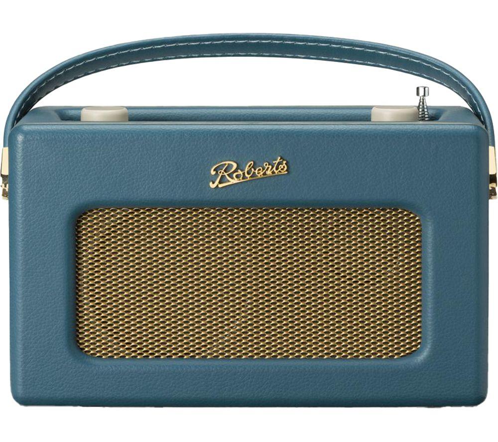 ROBERTS Revival iStream 3L Portable DAB? Retro Smart Bluetooth Radio - Teal Blue, Blue