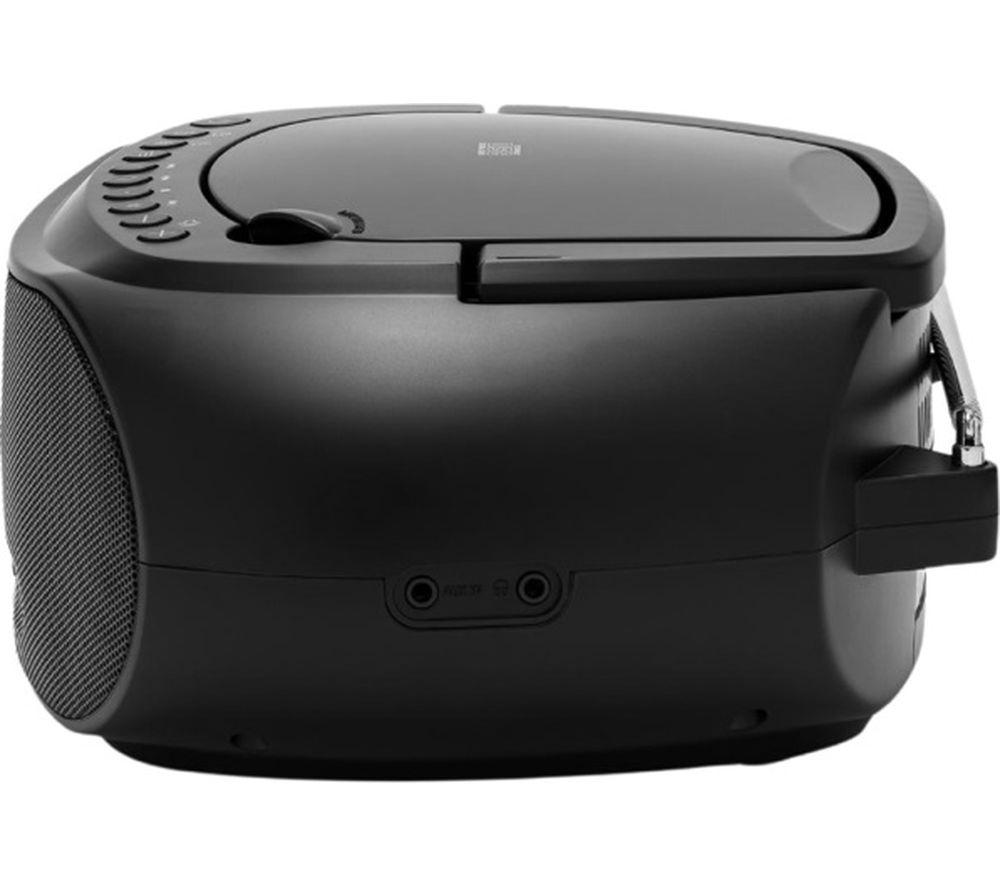 ROBERTS ZOOMBOX4BK Portable DAB/DAB+/FM Boombox - Black image number 2 of 9