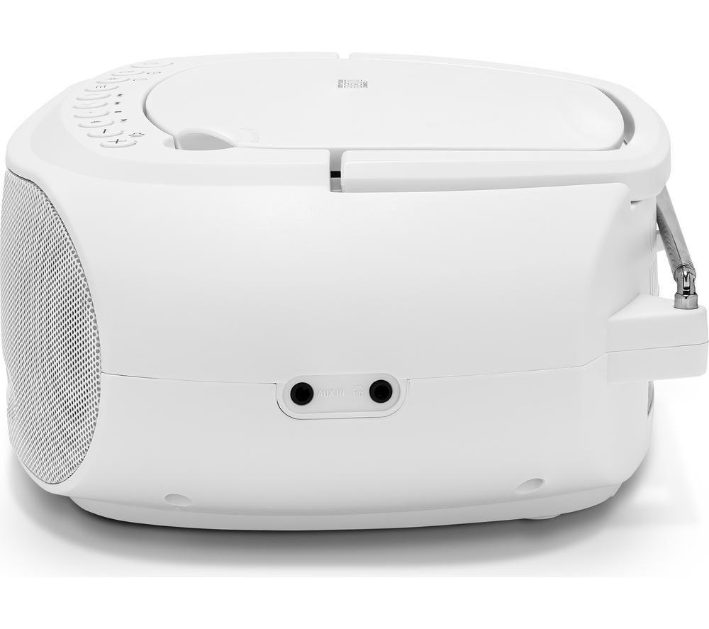 ROBERTS ZoomBox 4 DAB/DAB+/FM Bluetooth Boombox - White image number 3 of 9