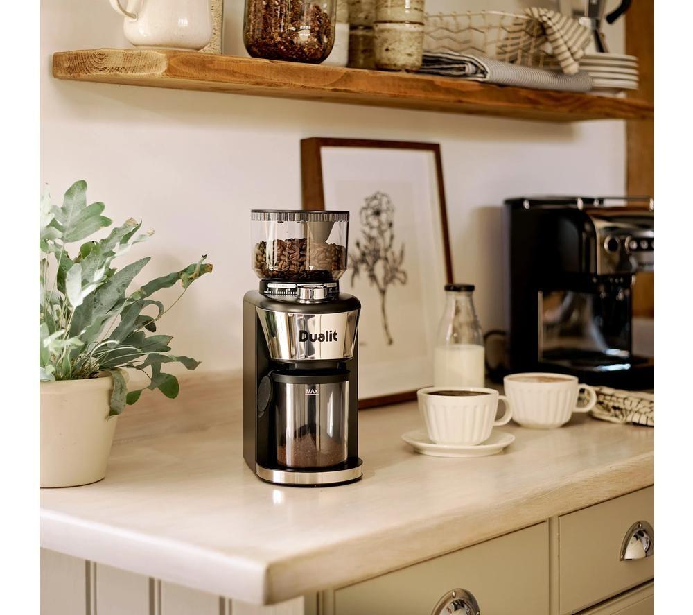 DUALIT Burr Coffee Grinder - Black image number 7 of 9