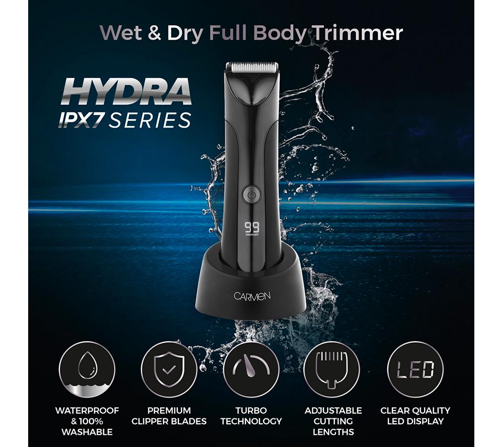 CARMEN C81208 Wet & Dry Trimmer - Black image number 2 of 8