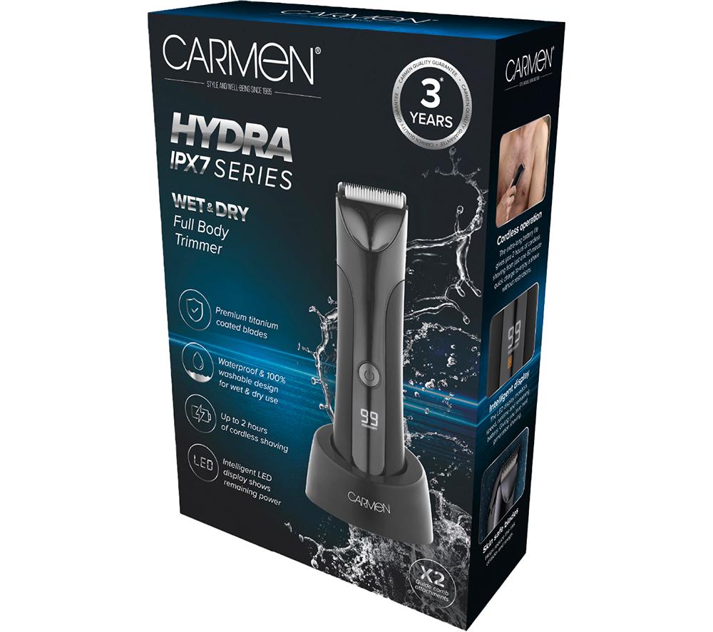 CARMEN C81208 Wet & Dry Trimmer - Black image number 8 of 8