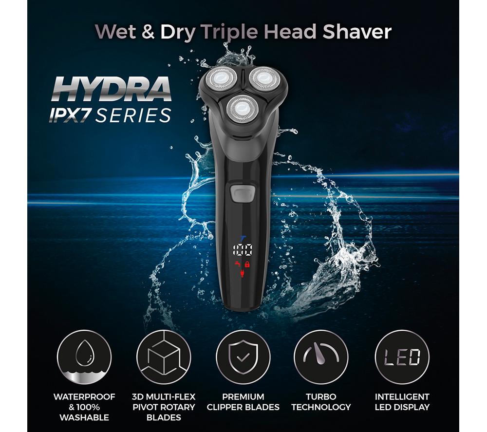 CARMEN C81209 Wet & Dry Rotary Shaver - Black image number 2 of 8