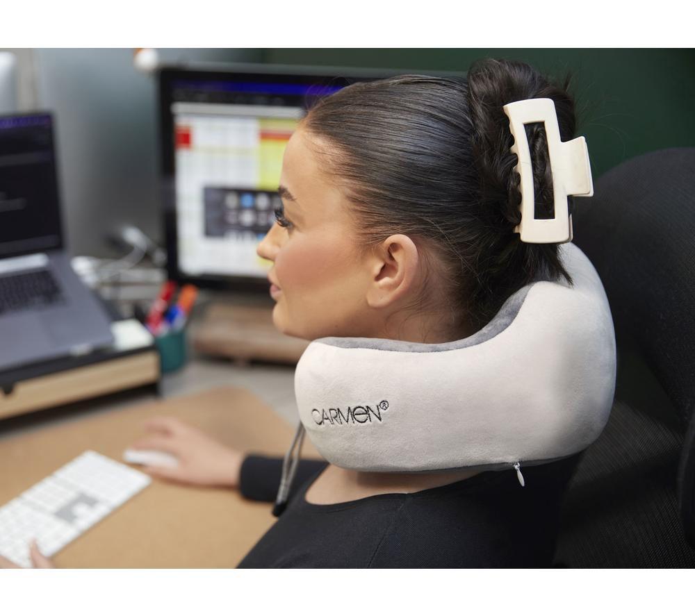CARMEN C81213 Shiatsu Neck Massager - Grey image number 8 of 8