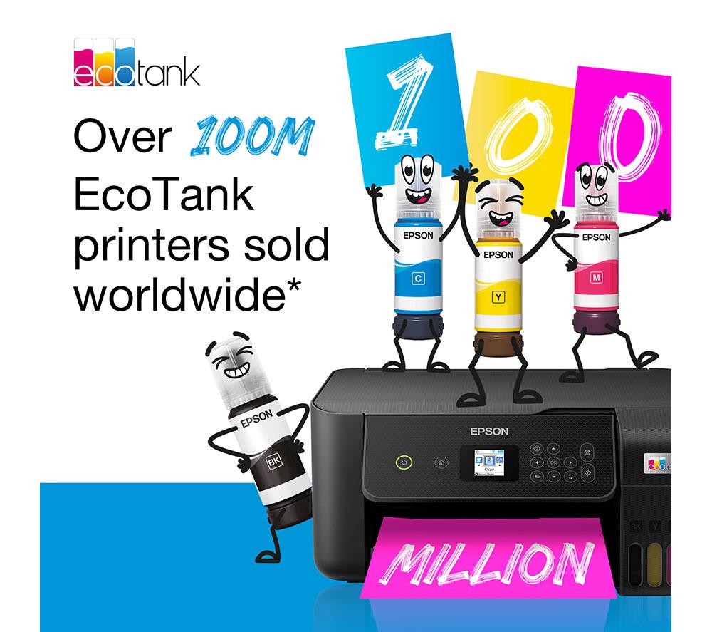 EPSON EcoTank ET-2876 All-in-One Wireless Inkjet Printer image number 8 of 12
