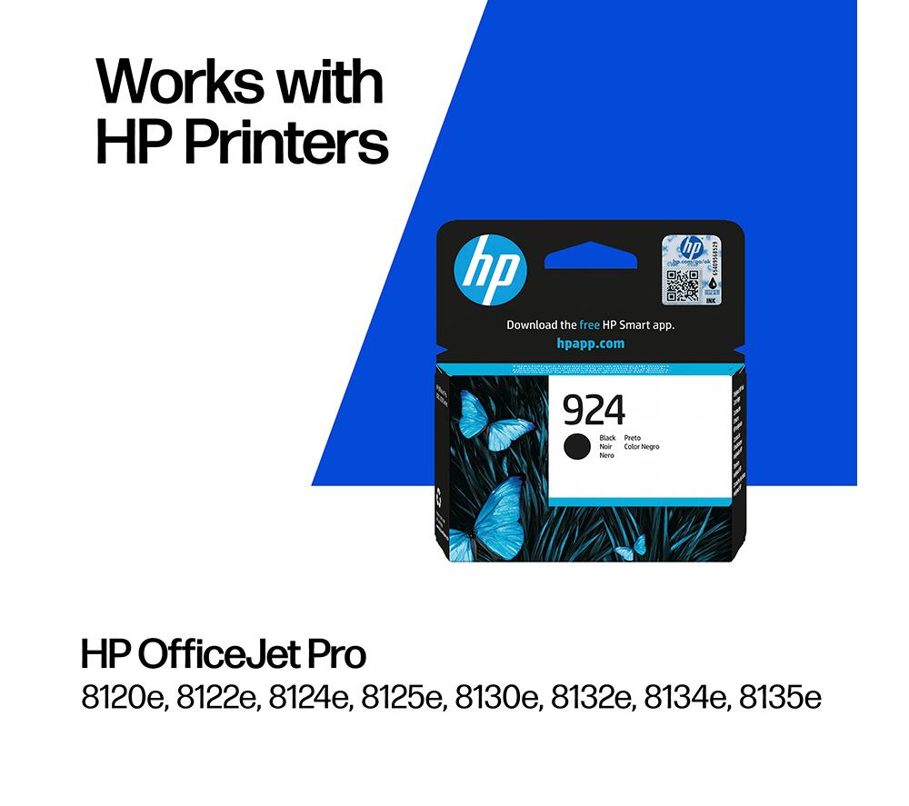 HP 924 Original Black Ink Cartridge image number 2 of 14