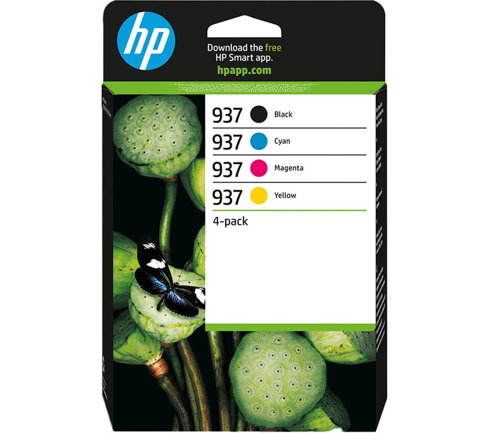 HP 937 CMYK Original Ink Cartridge 4-Pack