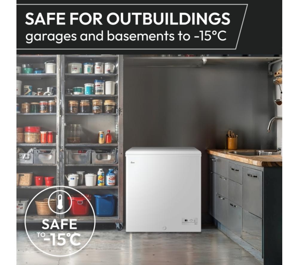 HOOVER HHCH 142 ELK Chest Freezer - White image number 4 of 5