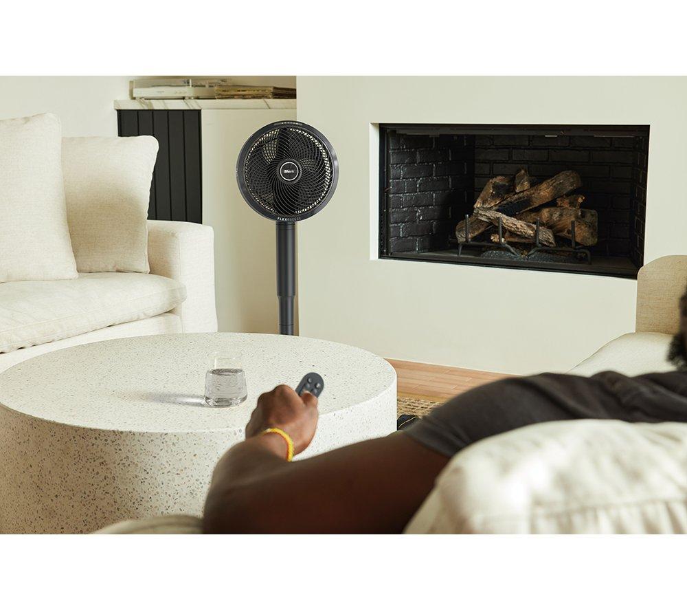 SHARK FlexBreeze FA220UK Portable 11.3" Hybrid Pedestal Fan - Charcoal Black image number 13 of 18