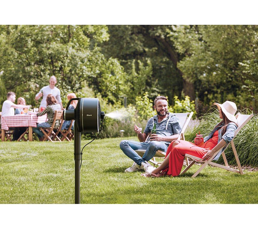 SHARK FlexBreeze FA220UK Portable 11.3" Hybrid Pedestal Fan - Charcoal Black image number 17 of 18
