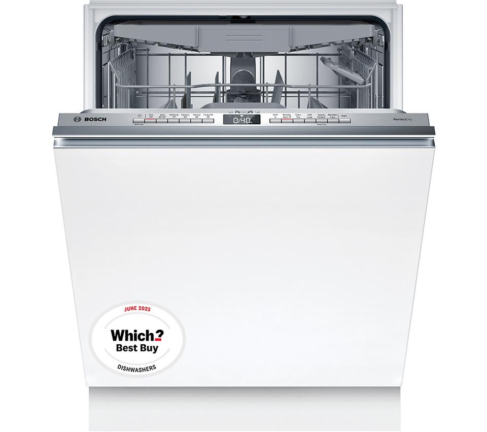 BOSCH Series 6 Perfect Dry SMV6ZCX10G Full-size Fully Integrated WiFi-enabled Dishwasher