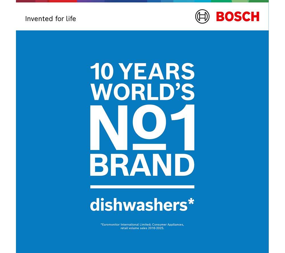 BOSCH Series 6 Perfect Dry SMV6ZCX10G Full-size Fully Integrated WiFi-enabled Dishwasher image number 4 of 19
