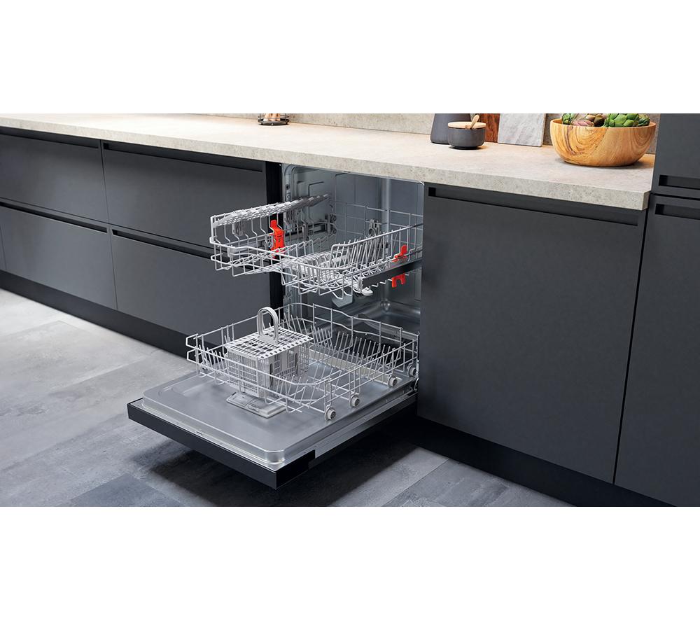 HOTPOINT H3B L626 X UK Full-size Semi-integrated Dishwasher image number 2 of 14