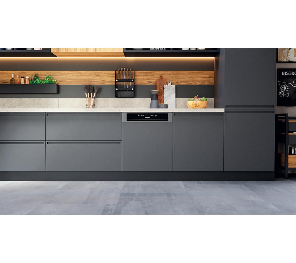 HOTPOINT H3B L626 X UK Full-size Semi-integrated Dishwasher image number 10 of 14