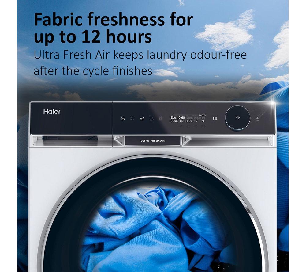 HAIER X Series 11 HW110-BD14397U1 WiFi-enabled 11 kg 1400 Spin Washing Machine - White image number 4 of 17