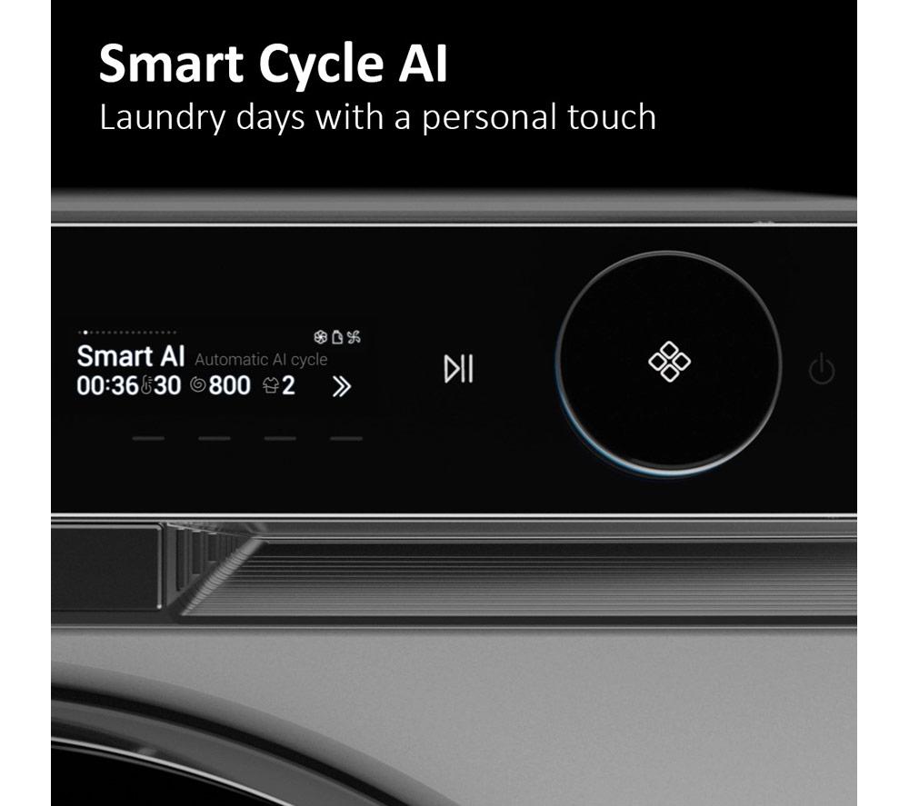 HAIER X Series 11 HW110-BD14397U1 WiFi-enabled 11 kg 1400 Spin Washing Machine - White image number 9 of 17