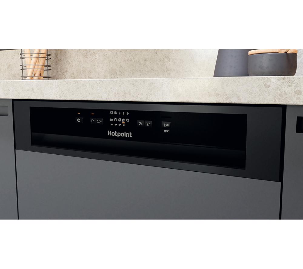 HOTPOINT H3B L626 B UK Full-size Semi-Integrated Dishwasher image number 9 of 13