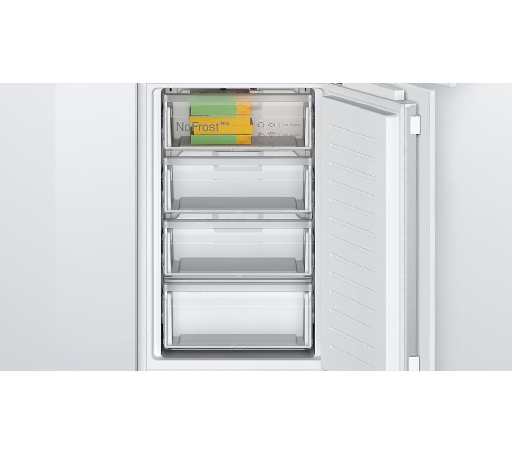 BOSCH Series 2 KIN85NFE0G Integrated 50/50 Fridge Freezer - Fixed Hinge image number 5 of 10