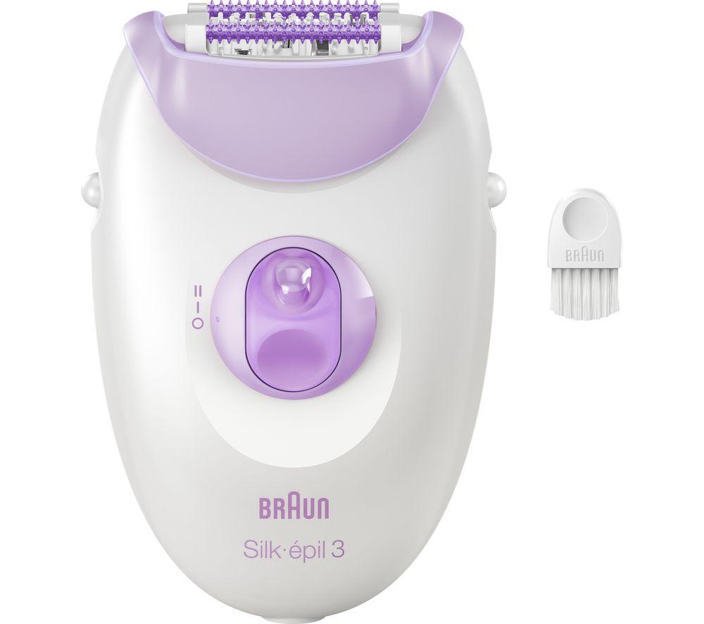 BRAUN Silk-épil Series 3 3-000 Epilator - White & Purple, White,Purple