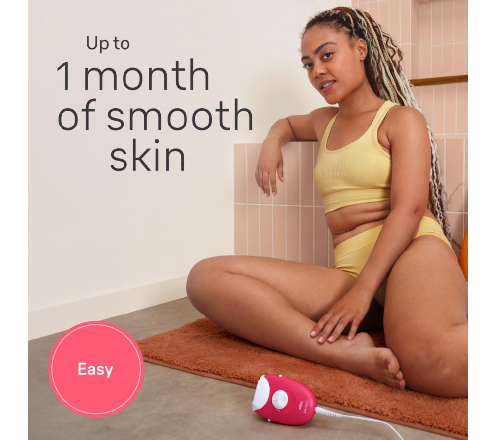 BRAUN Silk-&eacute;pil Series 3 3-000 Epilator - White & Purple image number 2 of 7