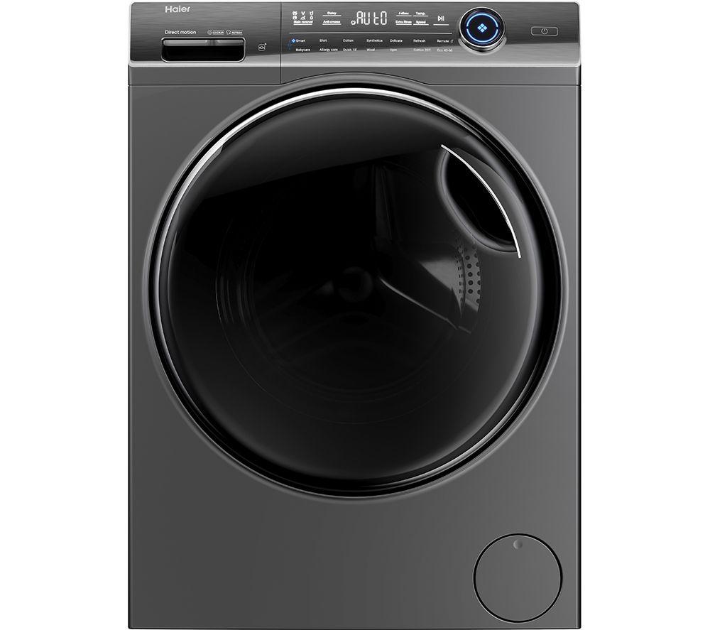 HAIER I Pro Series 7 Plus HW110-B14979S8EU1 WiFi-enabled 11 kg 1400 Spin Washing Machine – Graphite, Silver/Grey