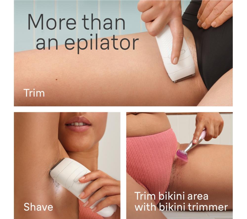 BRAUN Silk-&eacute;pil 5 5-230 Wet & Dry Epilator - White & Flamingo image number 6 of 8