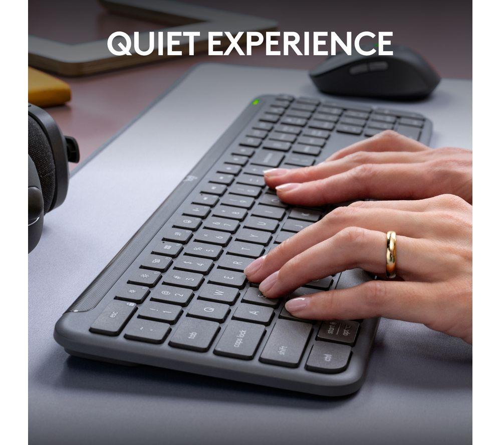 LOGITECH Signature Slim MK950 Wireless Keyboard & Mouse Set - Graphite image number 6 of 12