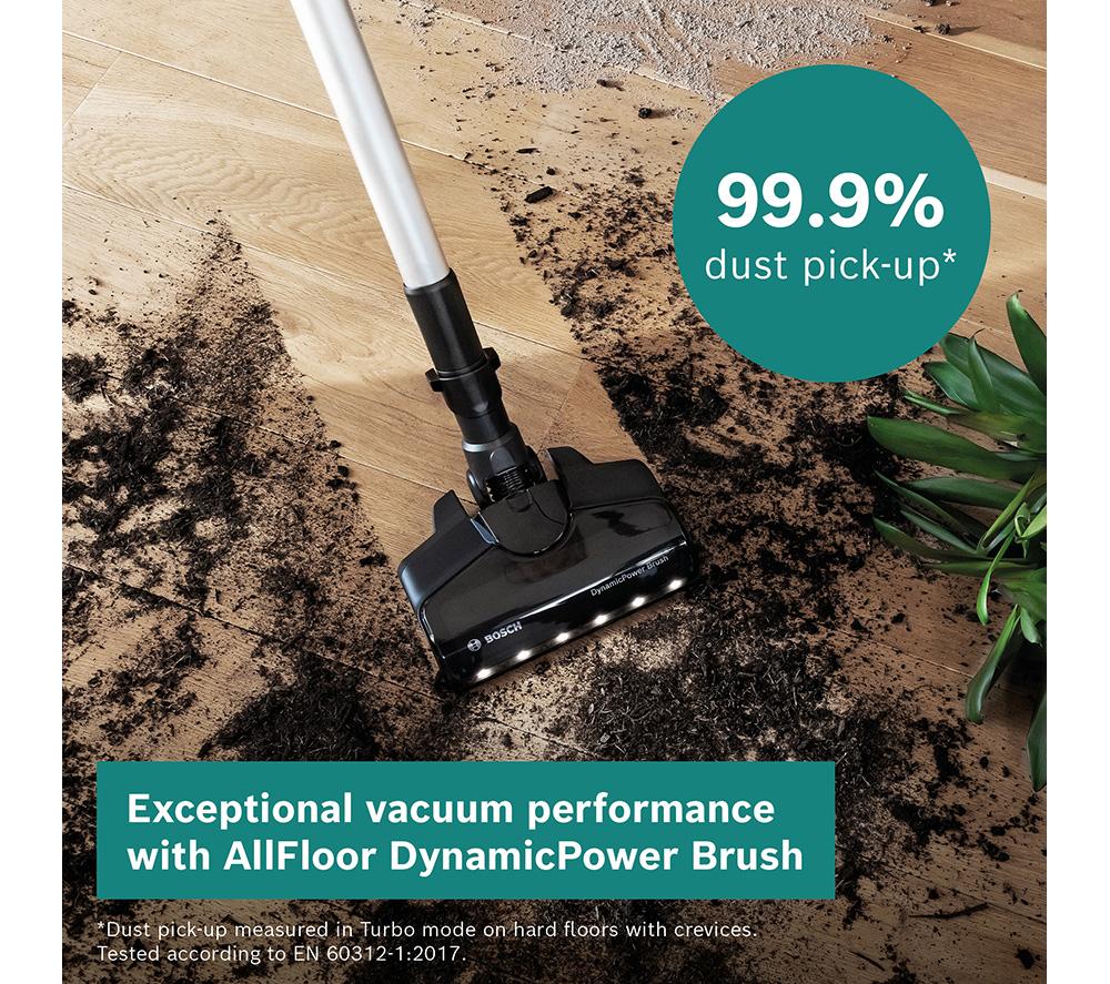 BOSCH Unlimited 7 Aqua BCS71HYGGB 2-in-1 Cordless Vacuum Cleaner - White & Turquoise image number 3 of 11