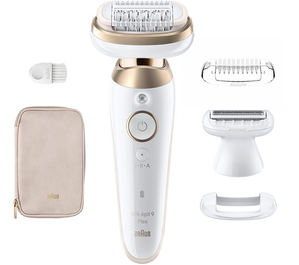 Braun Silk-pil 9 Flex 9 3D SE9-041 Wet & Dry Epilator - Gold, Gold