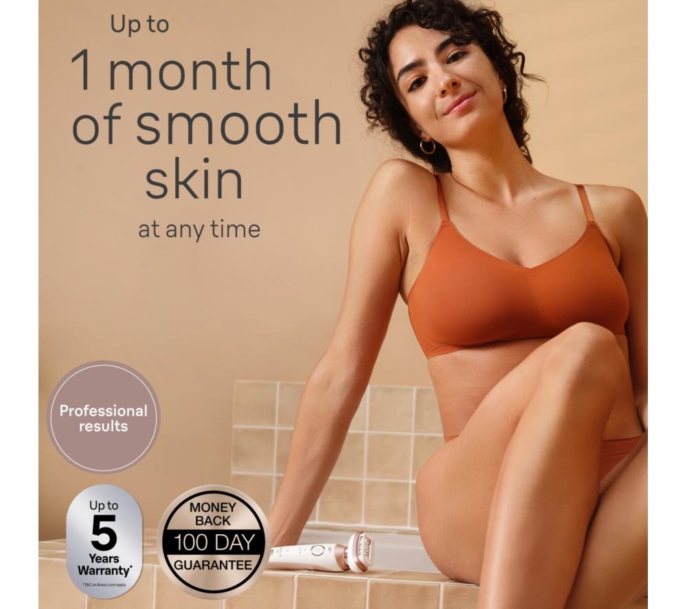 BRAUN Silk-&eacute;pil 9 Flex 9 3D SE9-041 Wet & Dry Epilator - Gold image number 2 of 8
