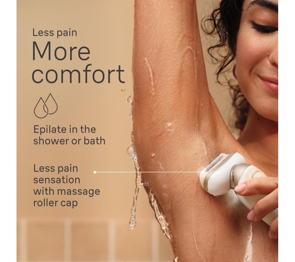 BRAUN Silk-&eacute;pil 9 Flex 9 3D SE9-041 Wet & Dry Epilator - Gold image number 5 of 8
