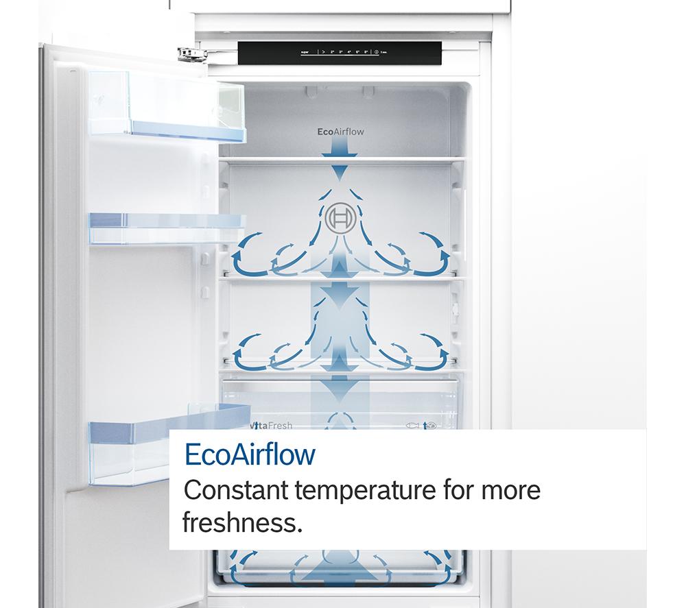 BOSCH Series 2 KIN96NSE0 Integrated 60/40 Fridge Freezer - Sliding Hinge image number 8 of 11