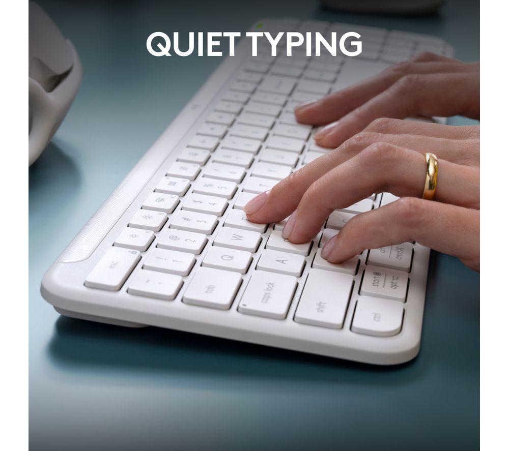 LOGITECH Signature Slim K950 Wireless Keyboard - White image number 6 of 11