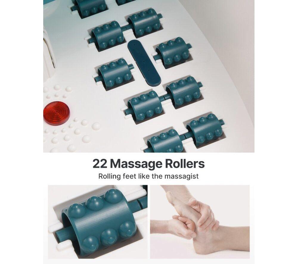 RENPHO Edge Shiatsu Foot Spa Bath Massager with Pedicure Kit - Green image number 5 of 5