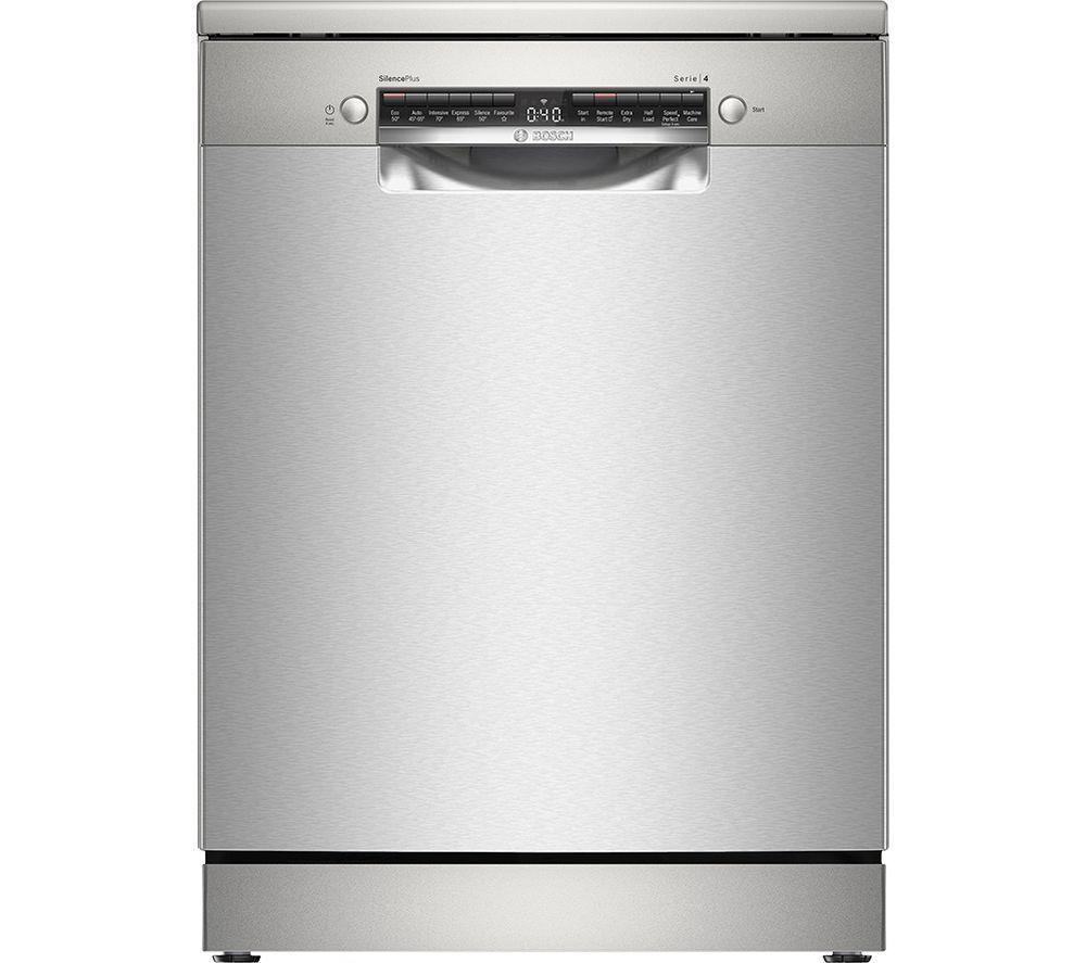 BOSCH Series 4 SMS4EMI06G Full-size Dishwasher - Stainless Steel, Stainless Steel