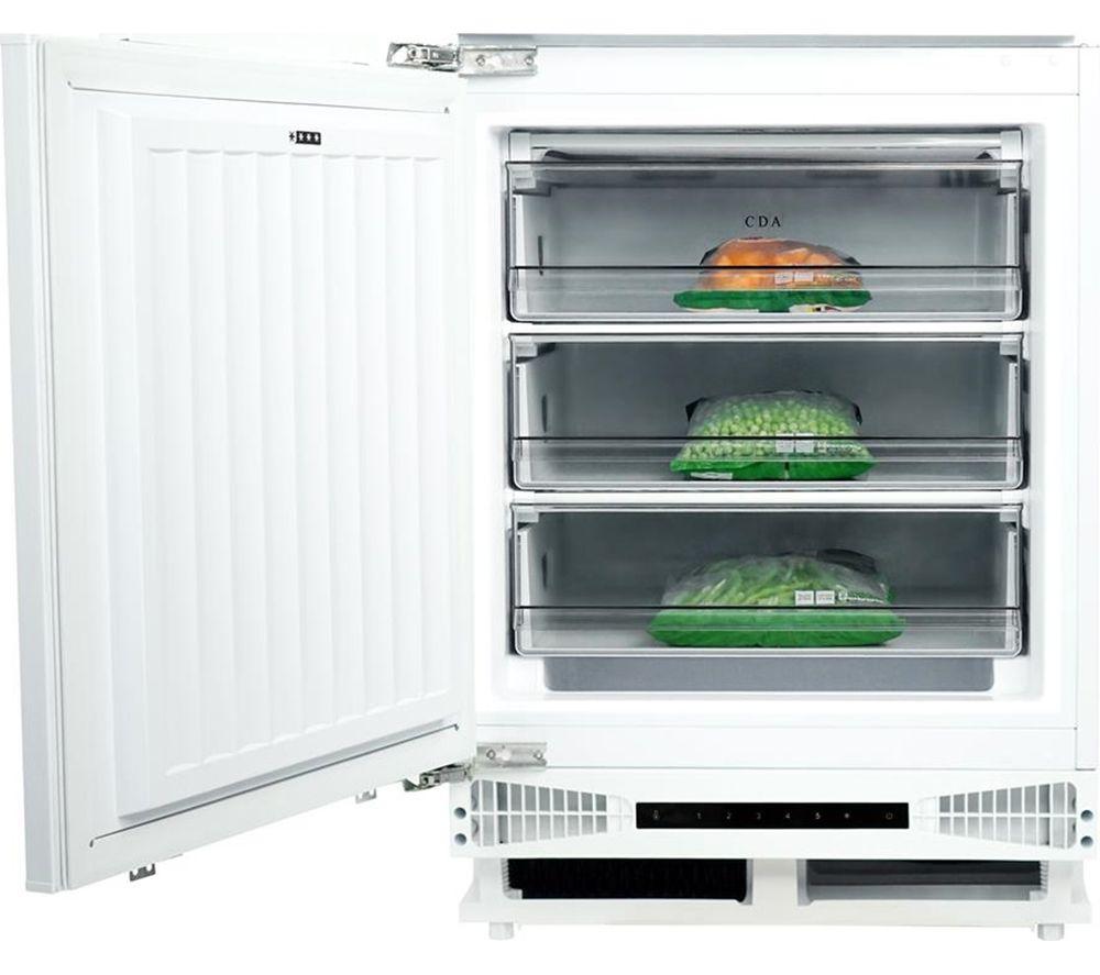 CDA FW284/1 Integrated Undercounter Freezer - Fixed Hinge image number 2 of 3