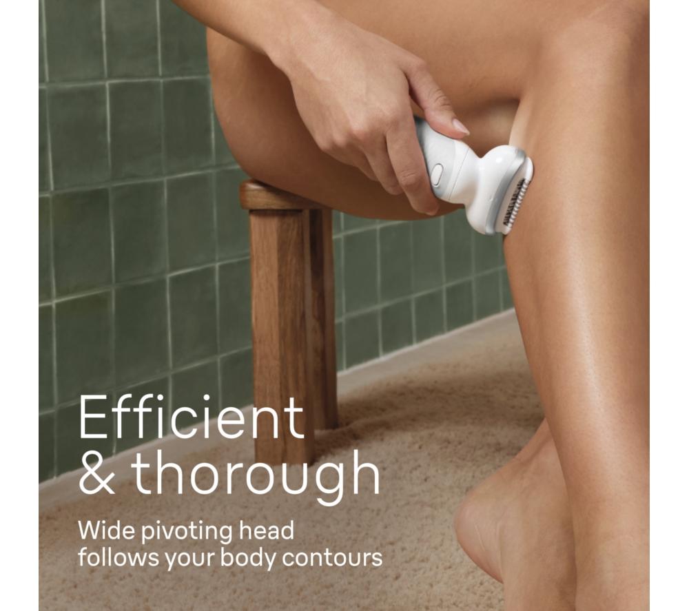 BRAUN Silk-&eacute;pil 9 SE9-241 Wet & Dry Epilator - White image number 3 of 8